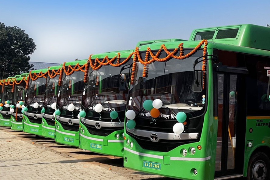 Guwahati takes the green route with 100 tata motors electric buses lowres cropped